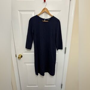 Merimekko Blue Shift 3/4 sleeve Dress Size small